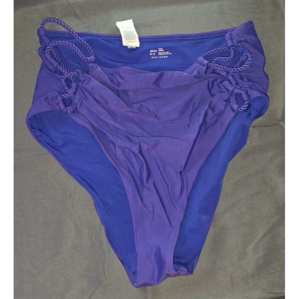 Aerie Blue Cheeky Swim Bathing Suit Bottom Size Medium M New